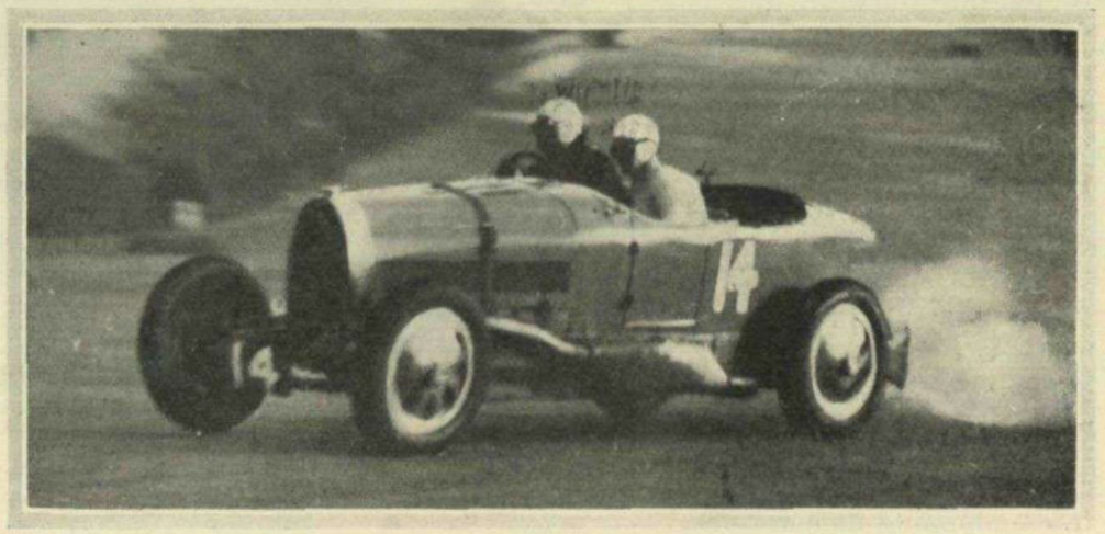 WF Faulkner at the 1932 Brooklands Easter Meeting