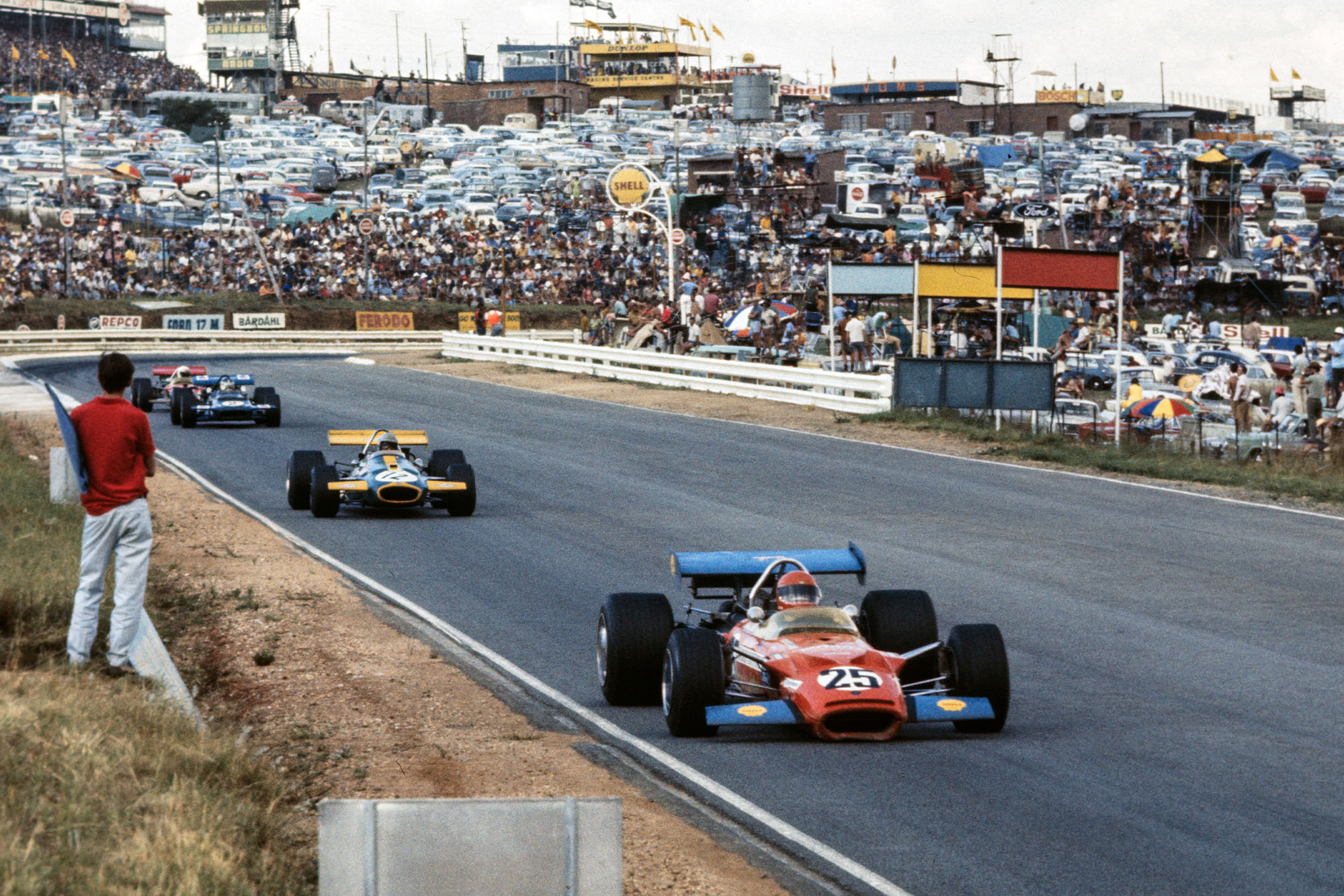 John Love leads the pack in his Lotus