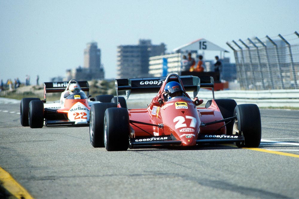 Patrick Tambay in his Ferrari 126C3.