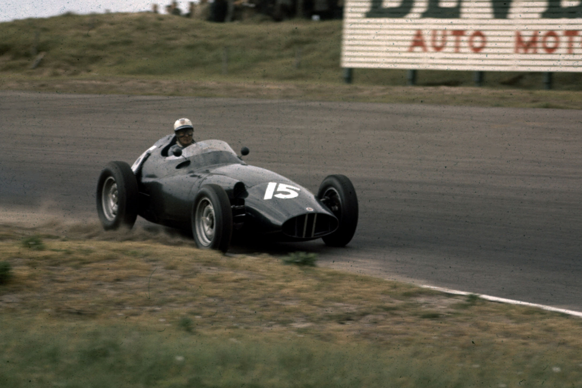Harry Schell (BRM P25) in 2nd position