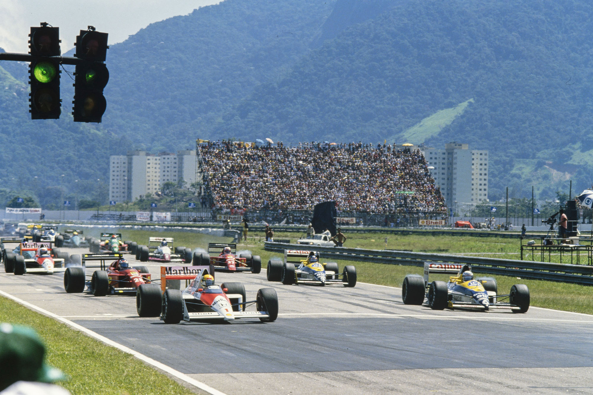 1989 Brazilian GP start