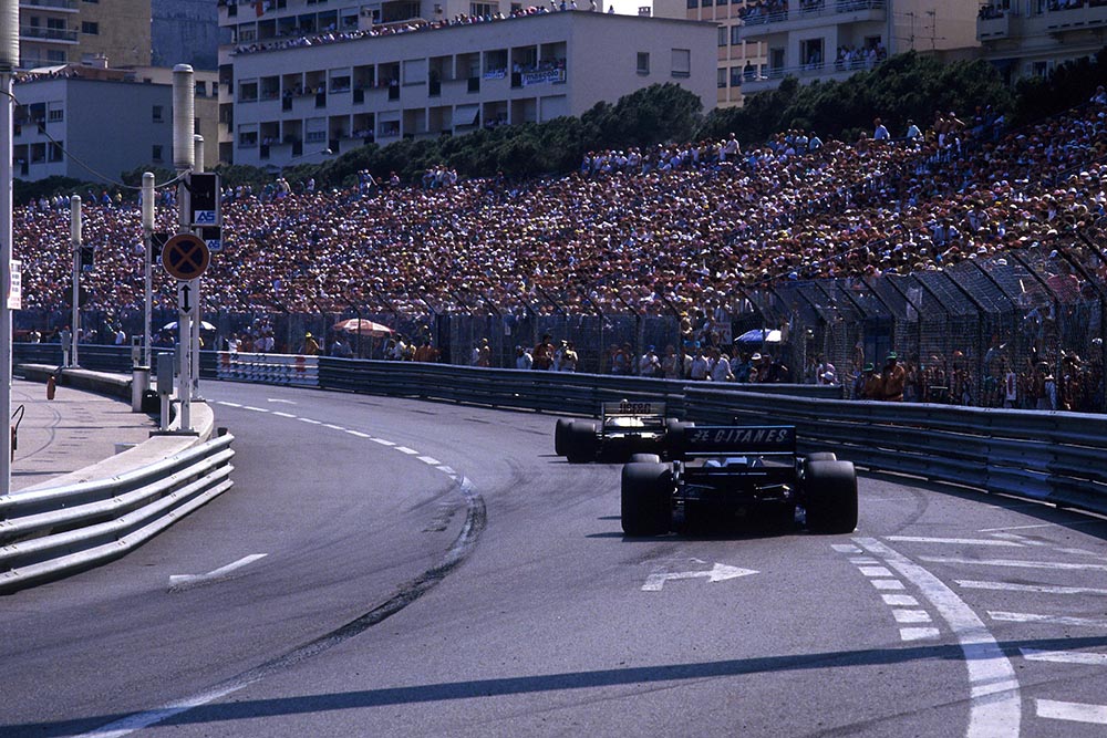 The narrow track of Monaco.