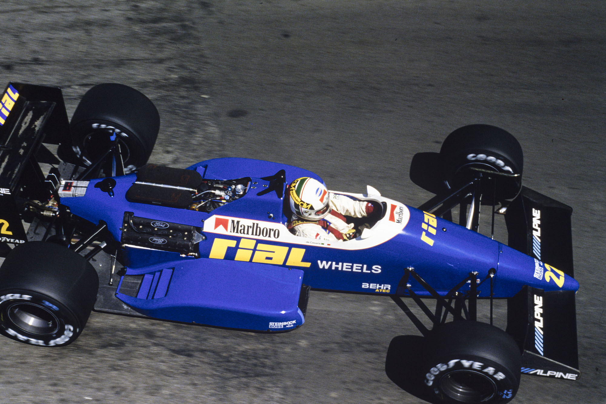 1988 US GP de Cesaris 4th