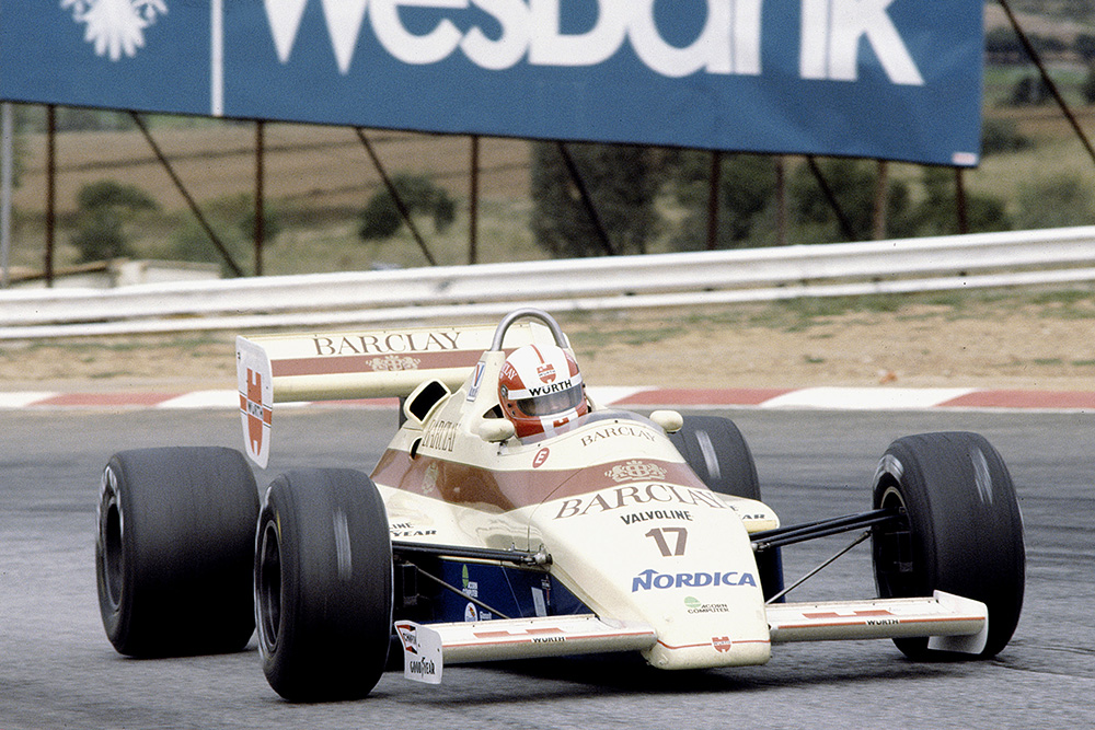 Marc Surer in his Arrows A6 Ford.