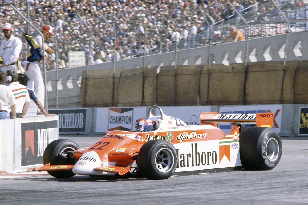 Patrick Depailler in a Alfa Romeo 179B.