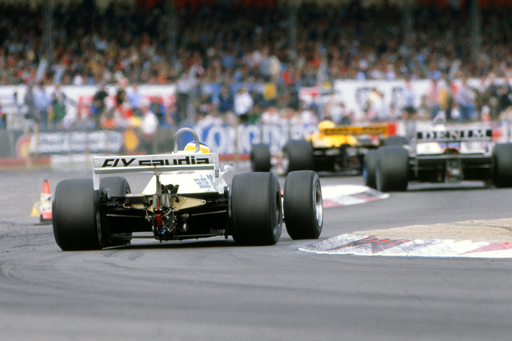 Carlos Reutemann, Williams FW07C, finished second.