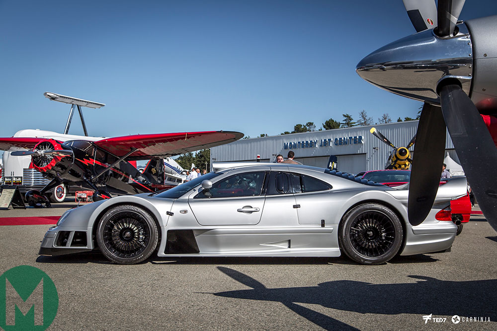 A Mercedes CLK-GTR at McCall's Motorworks Revival