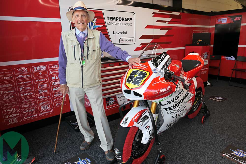 Cecil Sandford at the 2019 British MotoGP