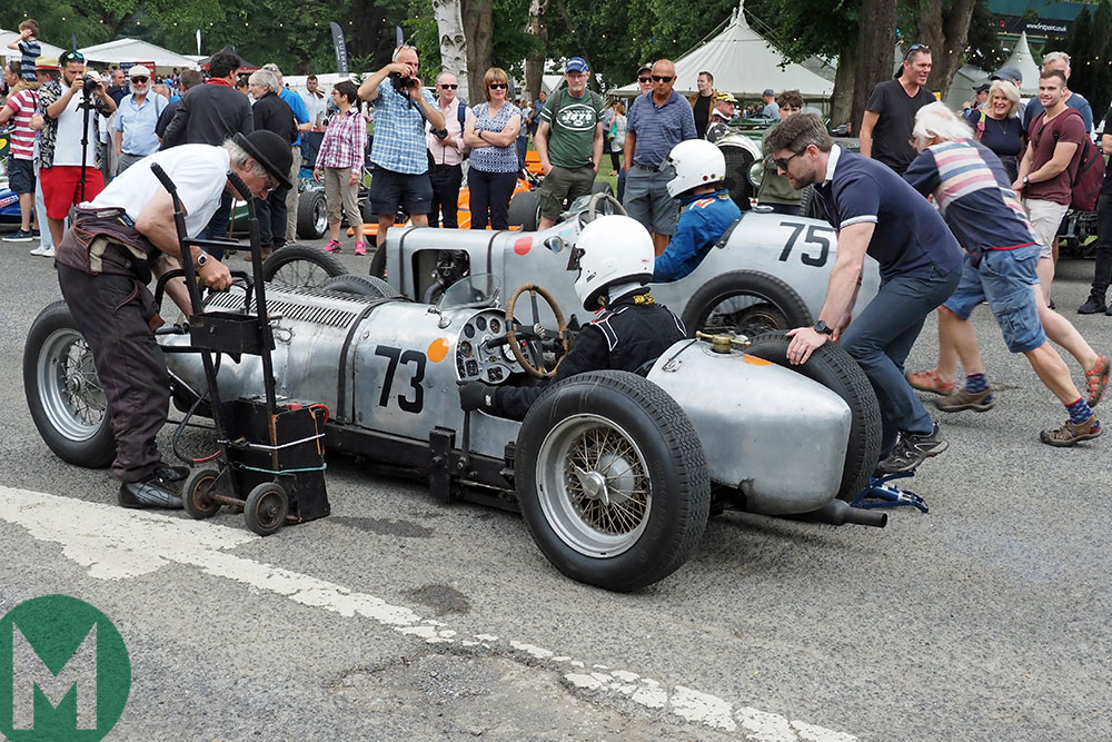 Ben Enticknap in a GN Phoenix and Rachael Williams in a Hardy Special Mk III prepare for action