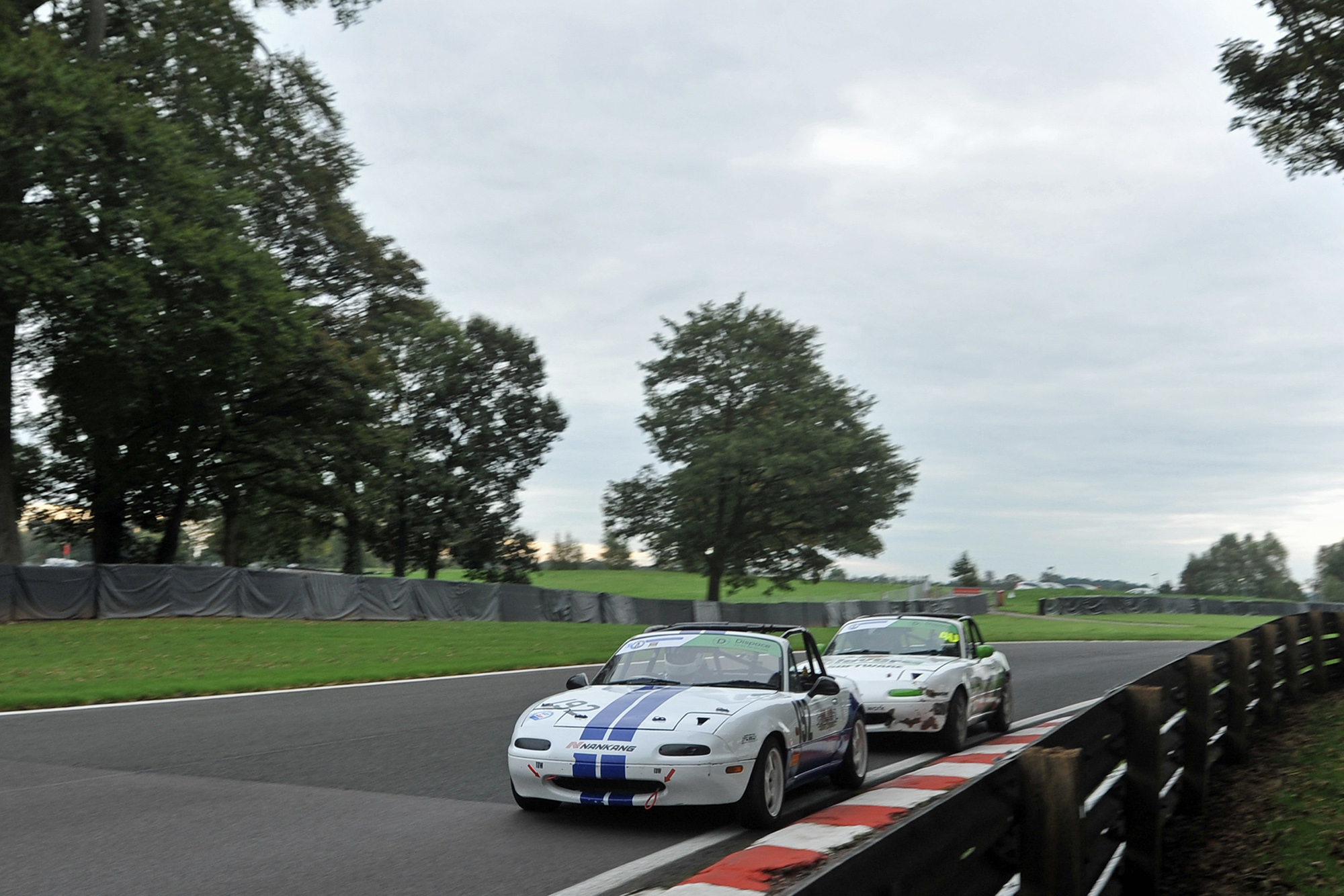 Mazda MX-5s at Oulton Park October 5 2019