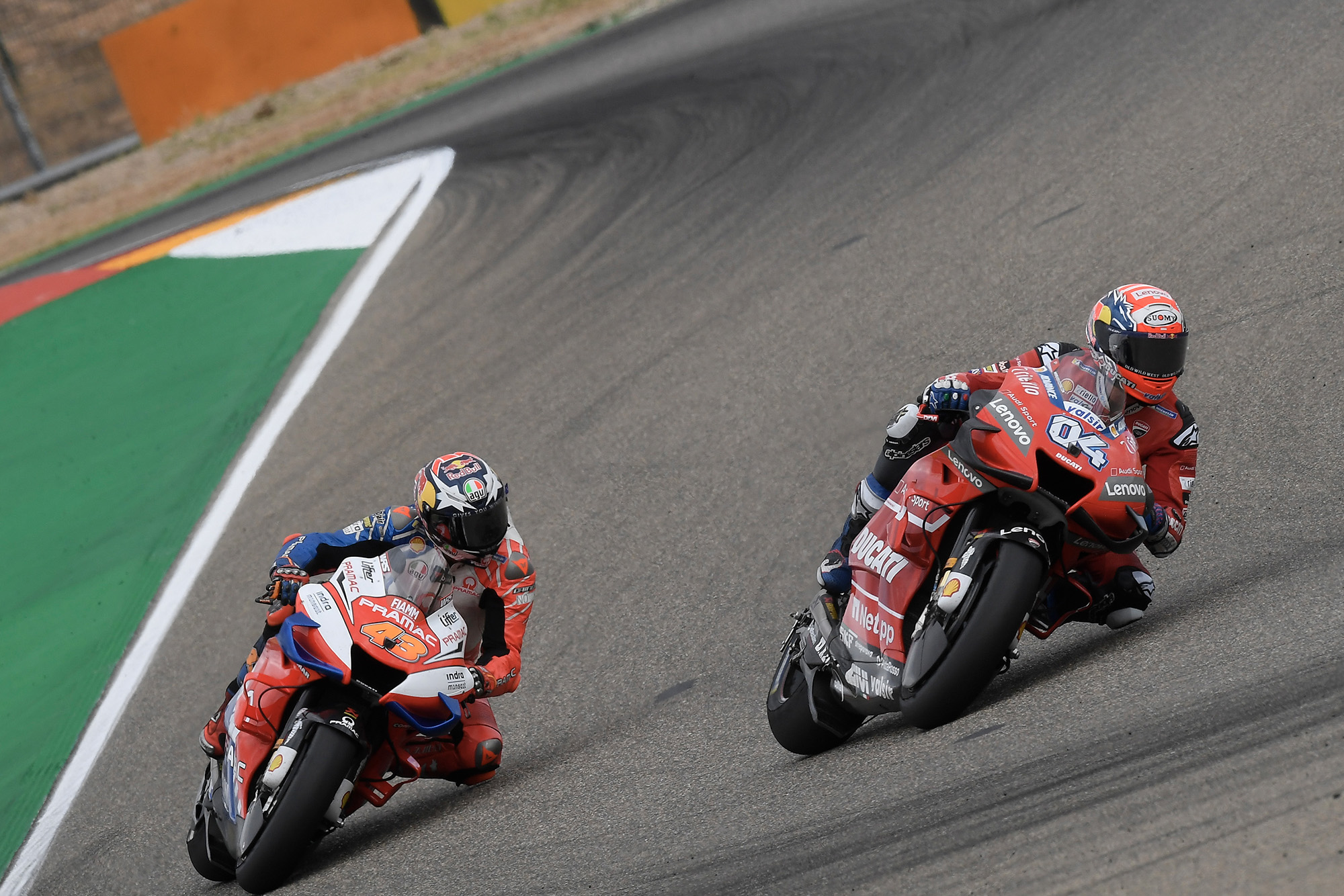 Miller chases Dovizioso at Aragon in 2019