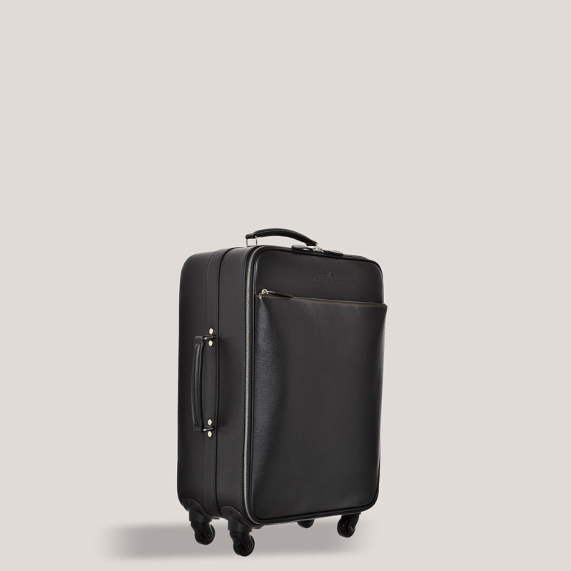 leather carry on suitcase