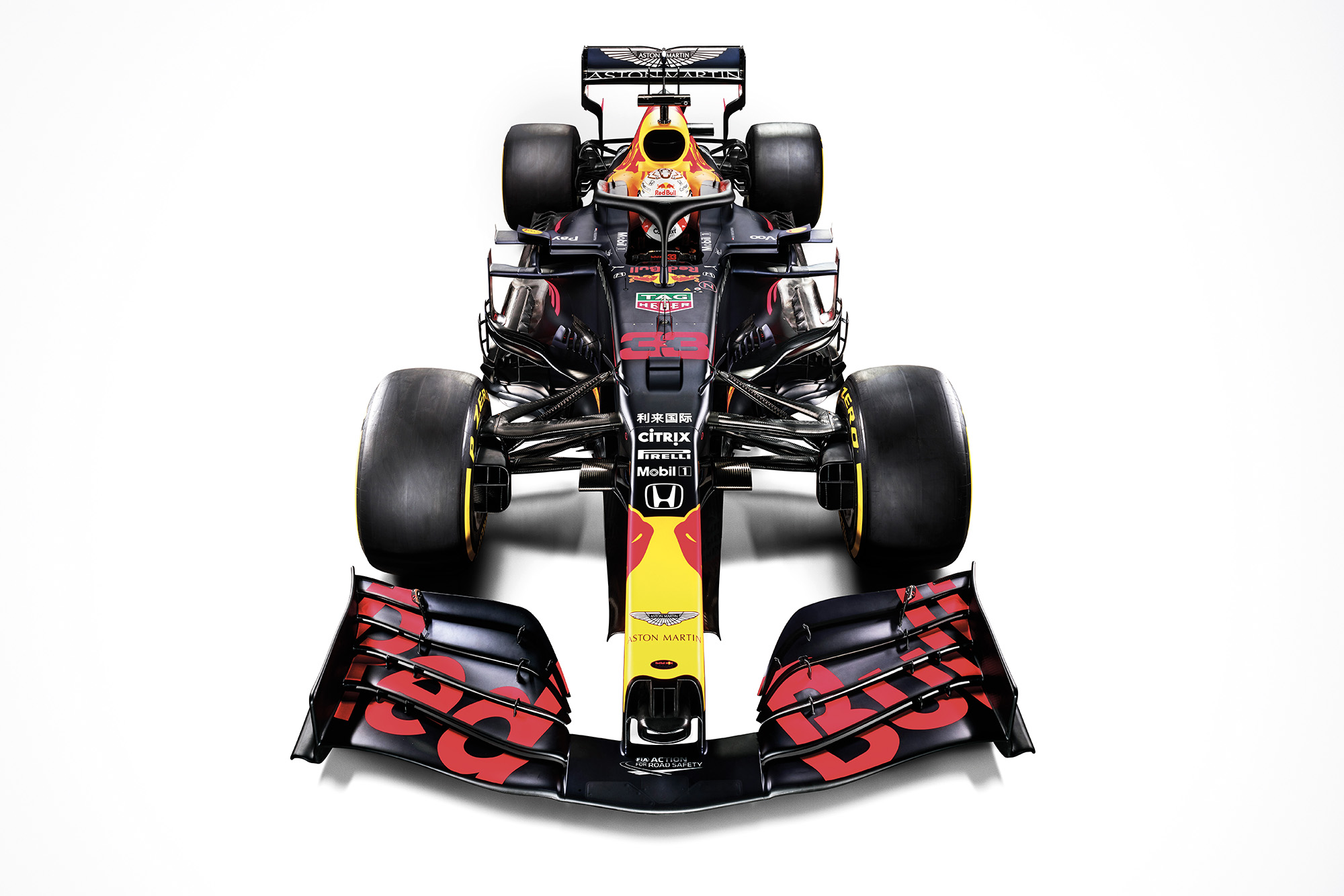 Max Verstappen's 2020 #33 Aston Martin Red Bull Racing RB16