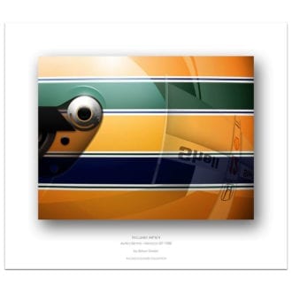 Product image for Ayrton Senna - McLaren - 1988 | Simon Owen | Limited Edition print