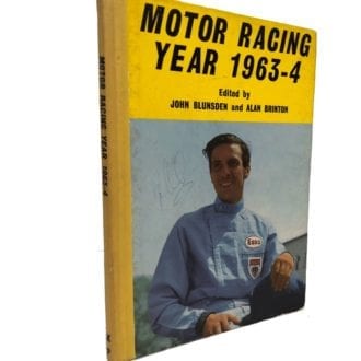 Product image for Motor Racing Year 1963-64 | Book | Hardback | signed Jim Clark
