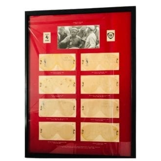 Product image for Alberto Ascari - Ferrari - 1954 | Racing Lens Presentation Set | signed Alberto Ascari