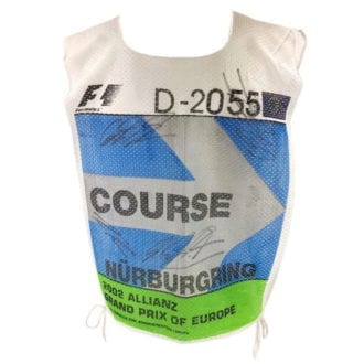 Product image for F1 Racing Marshall Tabard - European Grand Prix - 2002 | memorabilia | signed Michael Schumacher & Ralph Schumacher