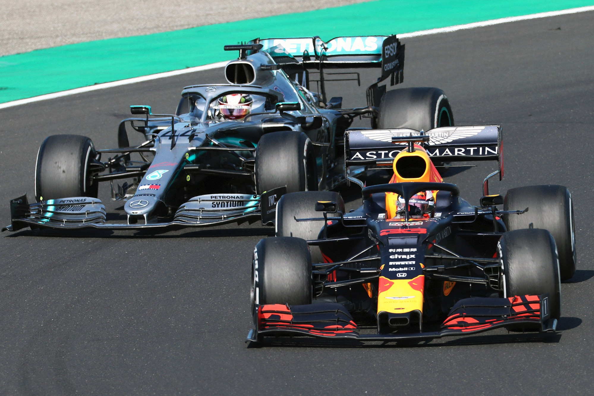 2019 Hungarian GP, Hamilton and Verstappen