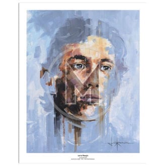 Product image for Lost In Thought | Ayrton Senna | John Ketchell | Limited Edition Print