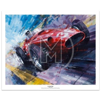 Product image for An Italian Affair | Stirling Moss – Maserati 250F – 1956 | John Ketchell | Limited Edition Print