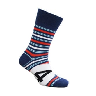 Product image for Racing Stripe - Martini | Motoring Leg-Ends | Socks