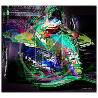 Product image for Michael Schumacher | Jordan-Ford | Belgian Grand Prix | 1991 | Art Print