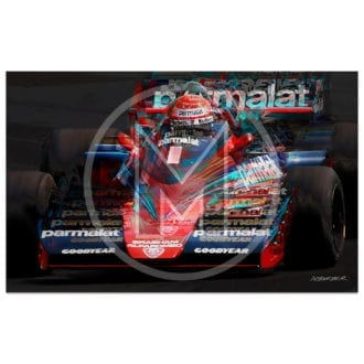 Product image for Niki Lauda | Brabham BT46 | 1978 | Art Print | By Andrew Barber