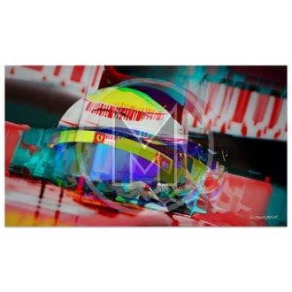 Product image for Felipe-Massa | Ferrari | Belgian Grand Prix | 2008 | Art Print
