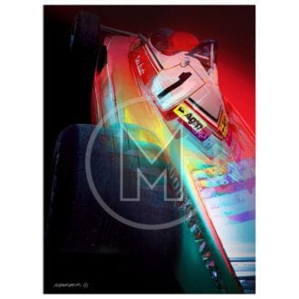 Product image for Niki Lauda | Ferrari 312 T2 | Andrew Barber | print