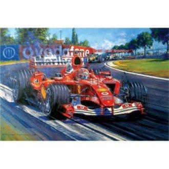 Product image for Michael Schumacher Champion Supreme | Nicholas Watts | Signed | Limited Edition Print
