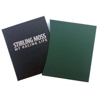 Product image for My Racing Life | signed Stirling Moss | Leather Delux Edition