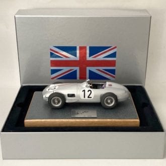 Product image for Stirling Moss signed Mercedes W196, 1955 British Grand Prix win, 1:18 Box Set