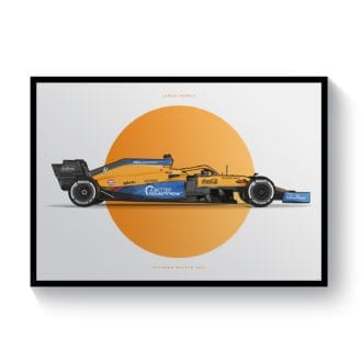 Product image for Lando Norris | McLaren MCL35M | Pit Lane Prints | Art Print
