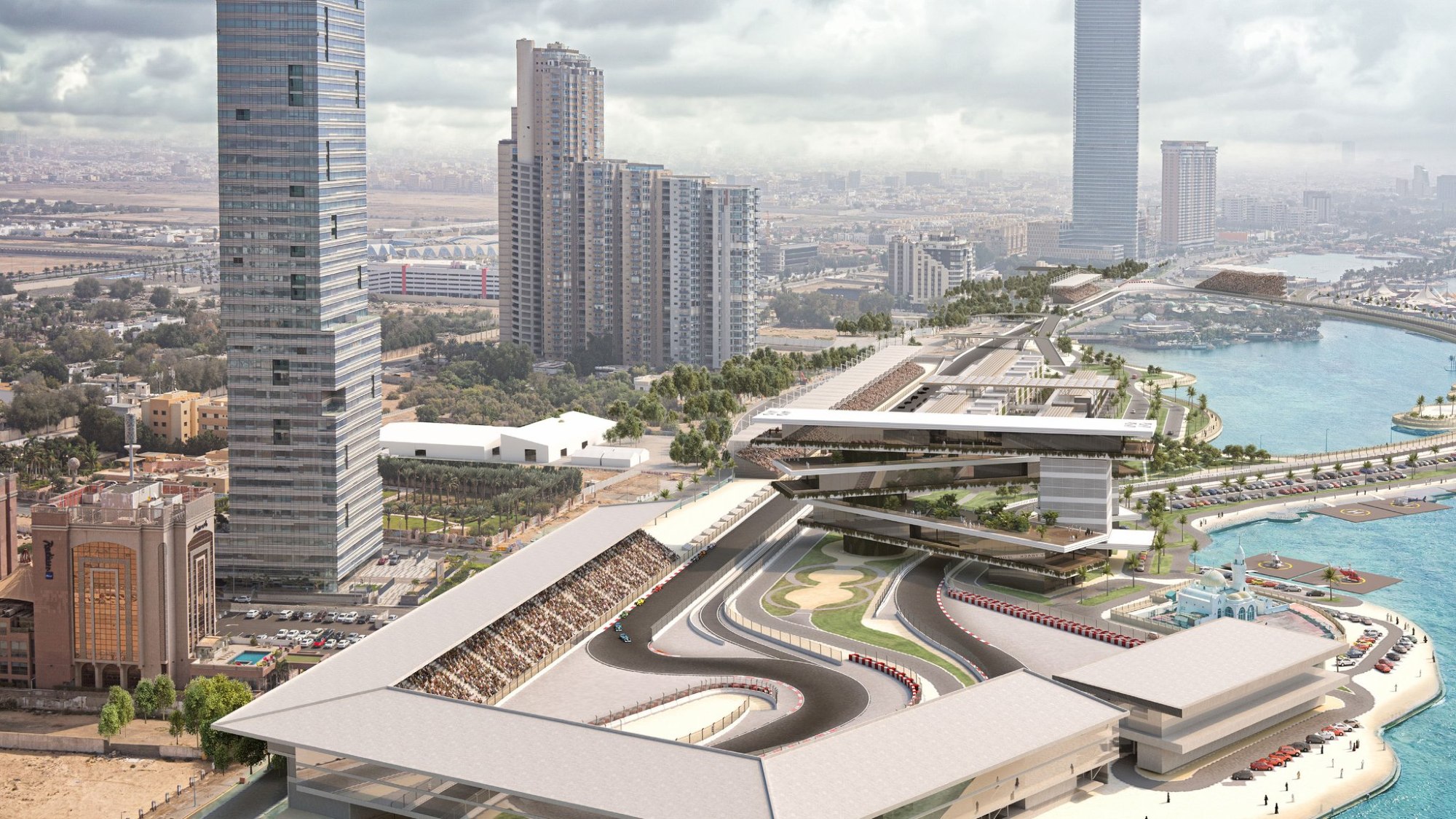 Saudi Arabia F1 street circuit