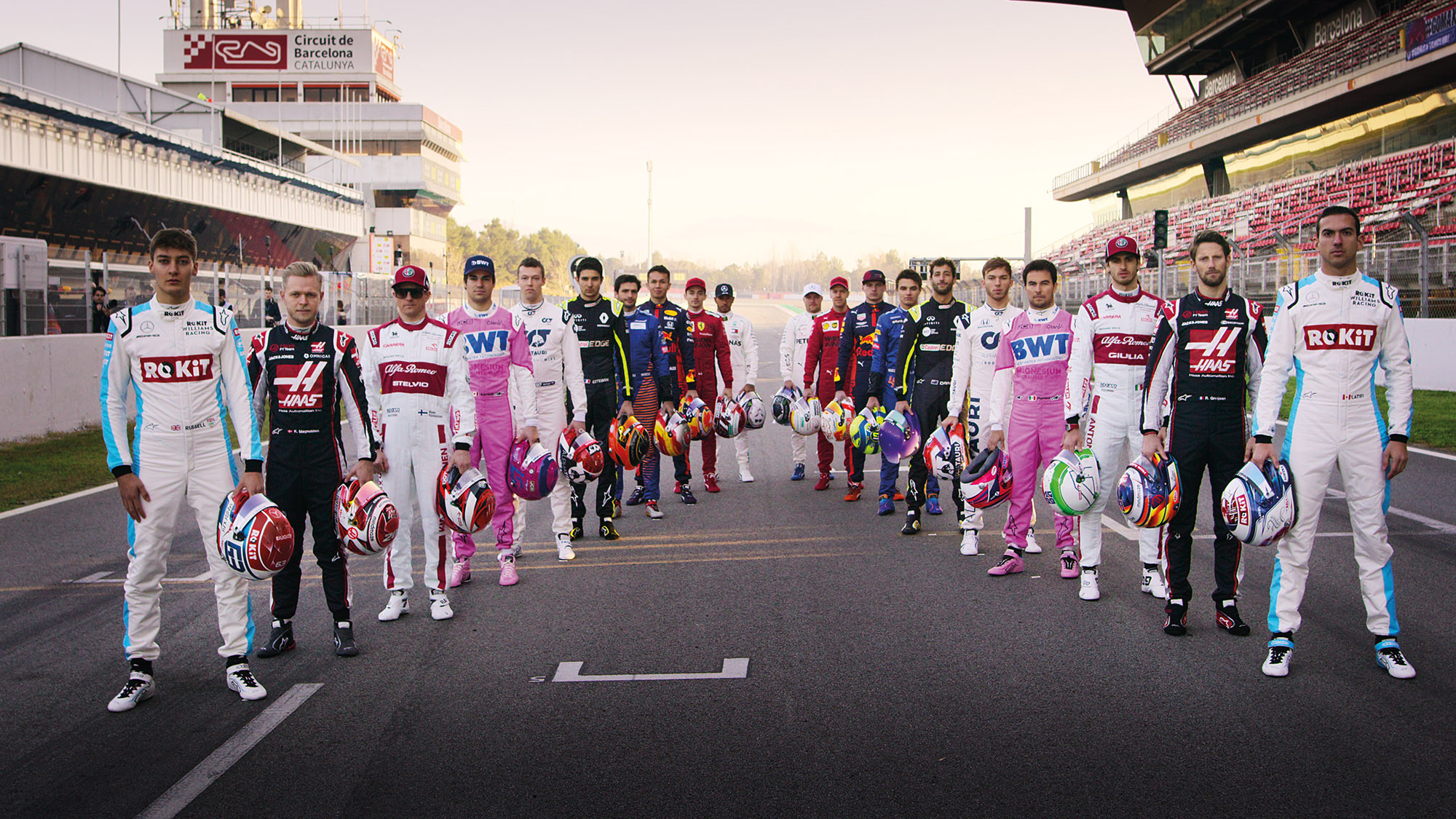 2020 F1 drivers from Drive to Survive