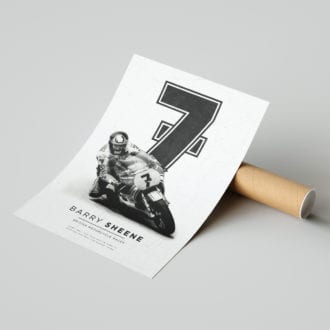 Product image for Barry Sheene | MotoGP | Pit Lane Prints | Art Print