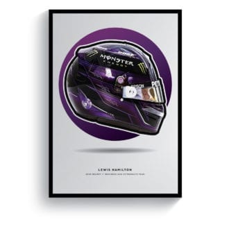 Product image for Lewis Hamilton | 2020 Helmet | Pit Lane Prints | Art Print