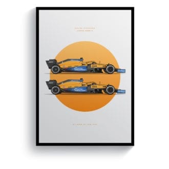 Product image for The McLaren MCL35M | Pit Lane Prints | Art Print