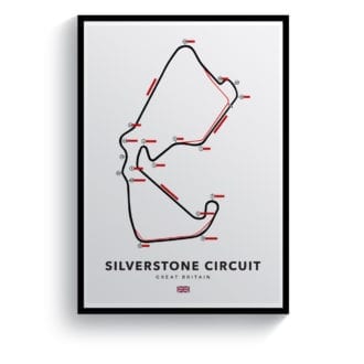 Product image for Silverstone | Race Circuit | Pit Lane Prints | Art Print