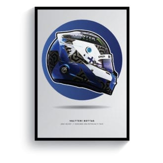 Product image for Valterri Bottas | 2020 Helmet | Pit Lane Prints | Art Print
