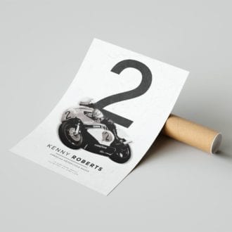 Product image for Kenny Roberts | MotoGP | Pit Lane Prints | Art Print