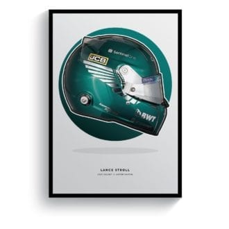 Product image for Lance Stroll | Formula 1 2021 Helmet | Print
