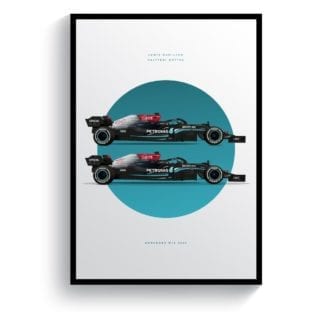Product image for Mercedes W12 | 2021 Formula 1 Car | Print