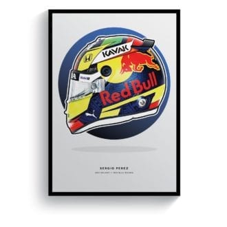 Product image for Sergio Perez | Formula 1 2021 Helmet | Print