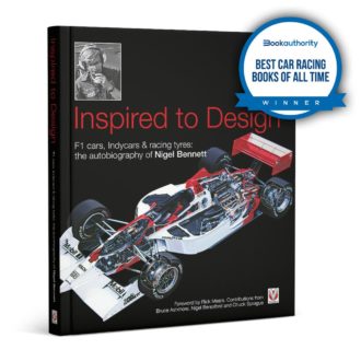 Product image for Inspired to Design – F1 cars, Indycars & racing tyres: the autobiography of Nigel Bennett | Nigel Bennett | Hardback