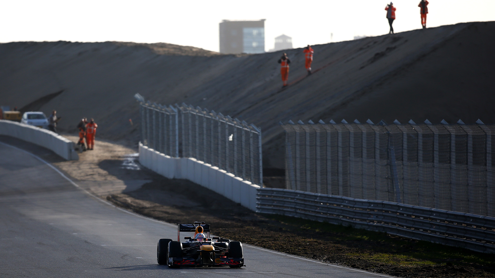 Max Verstappen drives his Red Bull at Zandvoort in 2020