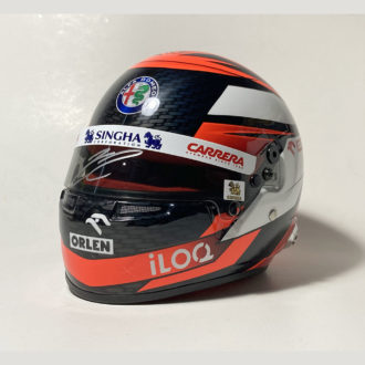 Product image for Kimi Räikkönen signed Alfa Romeo Racing 1/2 scale helmet 2020