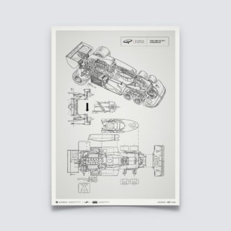 Product image for Giorgio Piola Technical Drawing - Tyrrell P34B - 1977