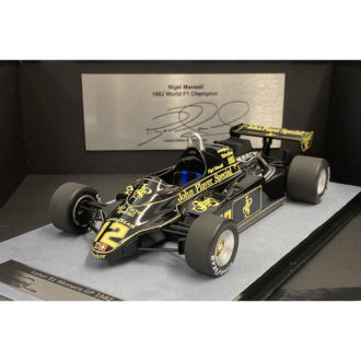 Product image for Nigel Mansell signed 1/18 Lotus 91 | 1982 Monaco GP