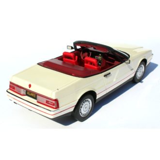 Product image for 1/24 1987-1992 CADILLAC ALLANTE PEARLESCENT WHITE WITH 2-REMOVABLE TOPS